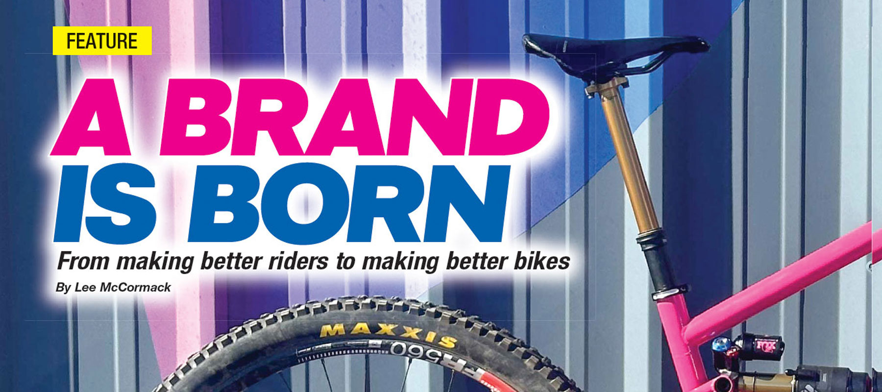 Birth of a brand – Mountain Bike Action magazine article